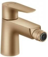 Смеситель для биде Hansgrohe Talis E с донным клапаном, шлифованная бронза, 71720140