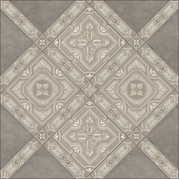 Керамогранит Kerama Marazzi Пьяцца серый темный мат, 3454