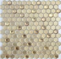 Мозаика Alchimia Aureo grani hexagon (23x13x6), 300x300х6