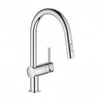 Смеситель для кухни Grohe Minta с выдвижным изливом, хром, 32321002