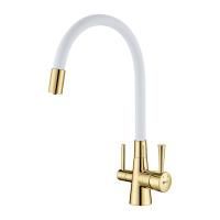 Смеситель для кухни Lemark Comfort, LM3075G-White