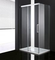 Душевая кабина Cezares Premier-Soft 120*100*200 см, прозрачное стекло, хромированный профиль, PREMIE