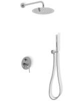 Душевая система Rea Lungo + BOX Chrom, встраиваемая, хром, REA-P8007
