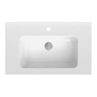 Раковина Kerama Marazzi Plaza/Плаза 55 с отверстием под смеситель и с крепежом, PLR.wb.55.02