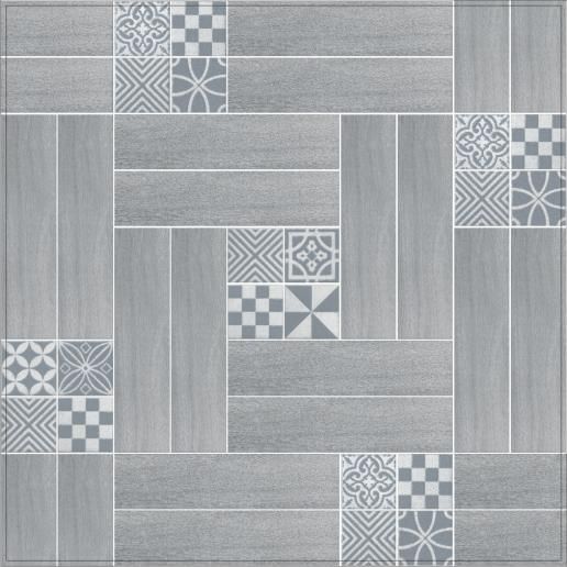 Вставка Kerama Marazzi Амальфи орнамент коричневый 9,9х9,9 STG\A408\1266