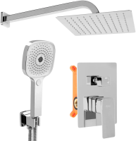 Душевая система Rea Orix + BOX Chrom, встраиваемая, хром, REA-P8463