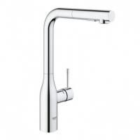 Смеситель для кухни Grohe Essence+  с выдвижной лейкой, хром, 30270000