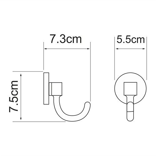 Крючок WasserKRAFT Rhein K-6200, K-6223