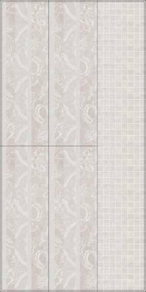 Плитка керамическая настенная Kerama Marazzi Эскориал серый структура 40x120, 14012R
