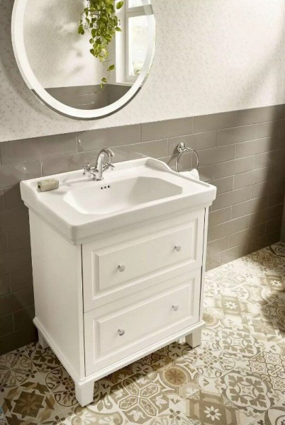 Тумба под раковину Roca Кармен / Carmen 800 мм Satin White, 7.8571.3.541.5