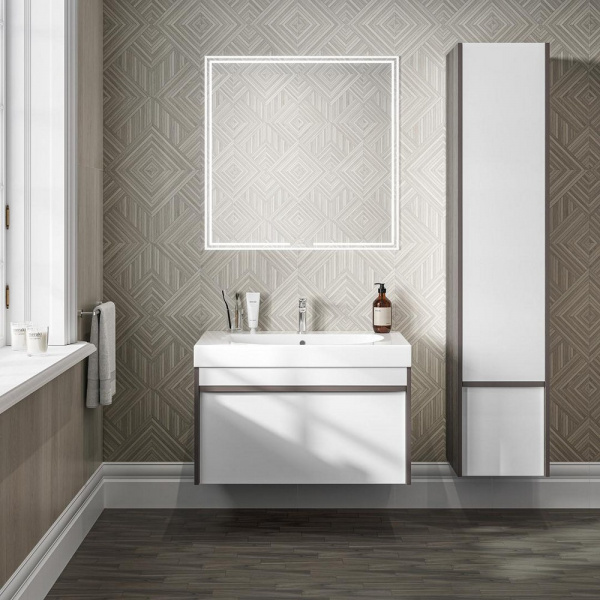 Тумба подвесная Kerama Marazzi Modula/Модула 100 с ящиком 1+1, арабика, MO.100.1+1\AR