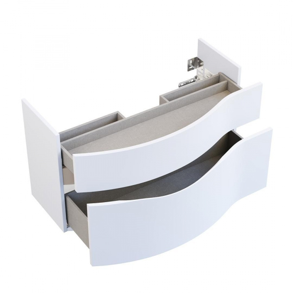 Тумба Kerama Marazzi Riva/Рива 100 см левая, белая матовая, RV.100Lh\WHT.M