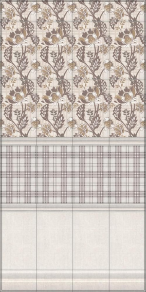 Плитка настенная Kerama Marazzi Трокадеро 25х40 беж светлый 6346