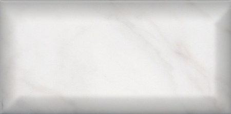 Плитка настенная Kerama Marazzi Фрагонар 7,4х15 белый грань 16073