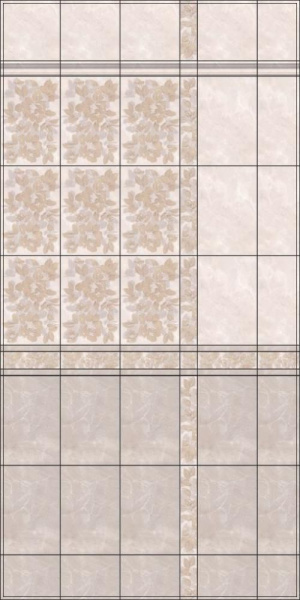 Карандаш Kerama Marazzi Баккара 20х2 беж PFE004