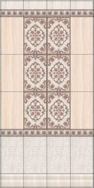 Бордюр Kerama Marazzi 25х7,5 Пантеон беж BAC002