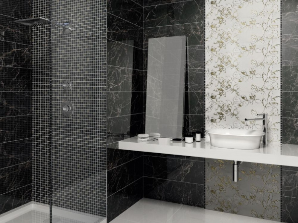 Плитка настенная Kerama Marazzi Астория 25х75 белый 12105R