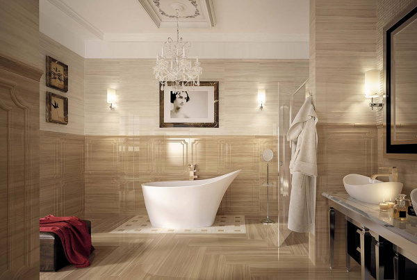 Плитка настенная Atlas Concorde Aston Wood Dark Oak Boiserie 3D 31,5х57х0,85