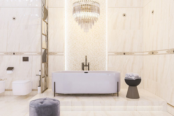 Декор Eurotile Ceramica (под окно) Artemis beige 30*60