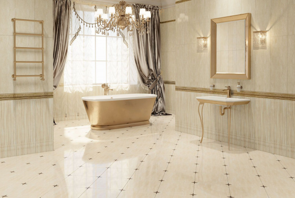 Керамическая плитка напольная Eurotile Ceramica LIA (уголок) 49,5х49,5, 130 LIA2BG
