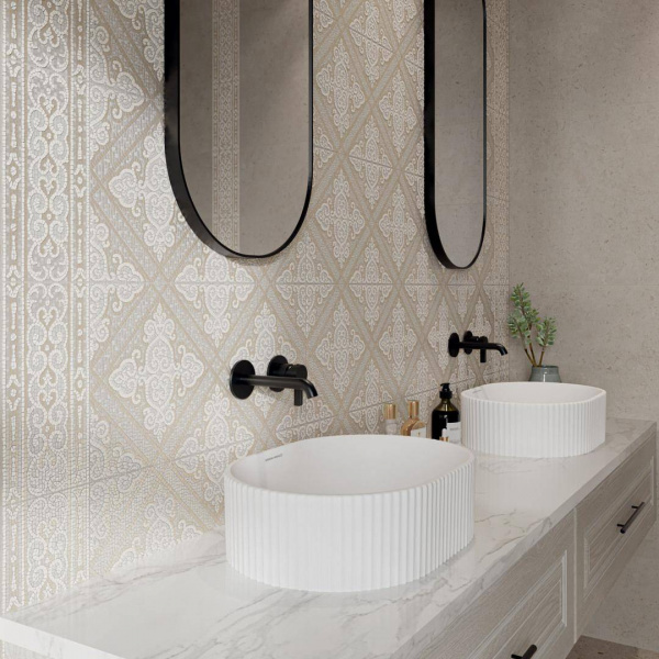 Бордюр Kerama Marazzi Багет Карму бежевый мат 30х5, BLC024R