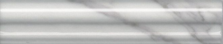 Бордюр Kerama Marazzi Багет Фрагонар 15х3 белый BLD029