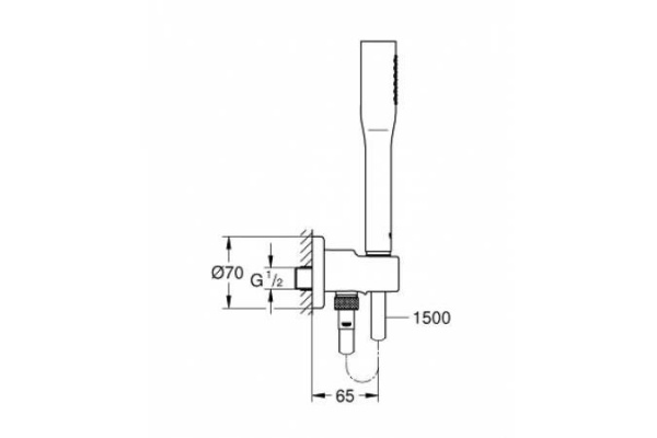 Душевой набор Grohe Euphoria Cosmopolitan, хром, 26404000