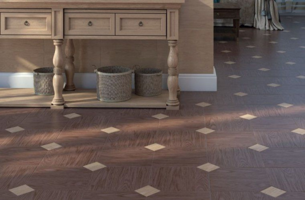Вставка Kerama Marazzi Марекьяро коричневый 10х10 33054\7