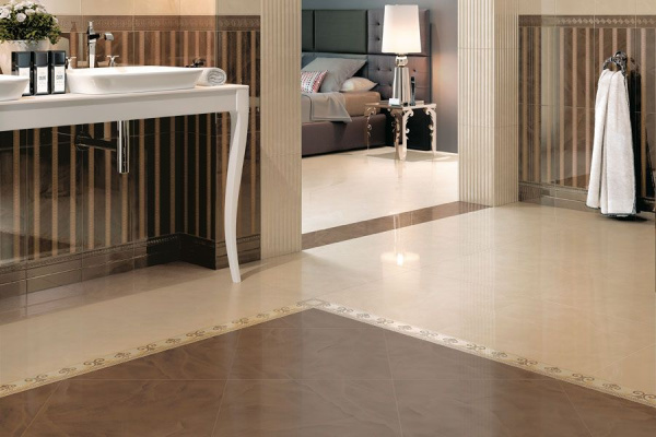Вставка напольная Atlas Concorde Vesta Beige Bottone Lappato 7,2х7,2х1