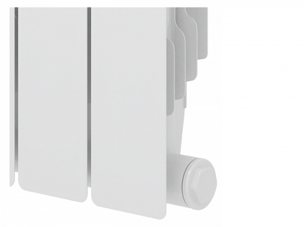 Радиатор биметаллический Royal Thermo Revolution Bimetall 500 2.0 – 4 секции, белый, RTRB250004