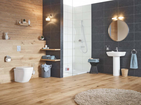 Раковина Grohe Euro Ceramic, 60 см, подвесная, полукруглая, альпин/белый, 39335000