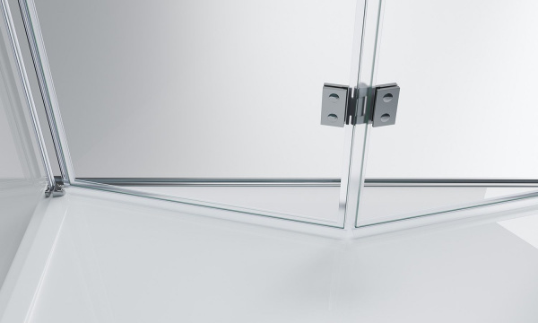 Душевая кабина BelBagno Albano 1000x800x1950, прозрачное стекло, хромированный профиль, ALBANO-ASH-1