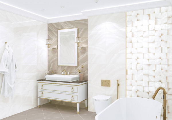 Керамическая плитка настенная AltaCera Резорт светлый / Resort Light 249*500, WT9RES01
