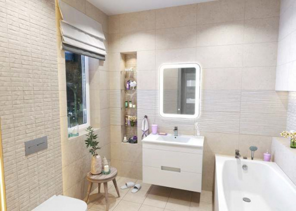 Керамическая плитка настенная Cube Ceramica F-Prado Gray Dark 30*30
