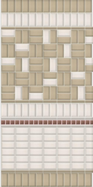 Бордюр Багет Kerama Marazzi Клемансо 15х3 беж BLD033