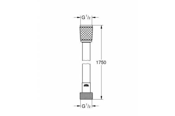 Душевой шланг Grohe Relexaflex 1750 мм, хром, 45992001