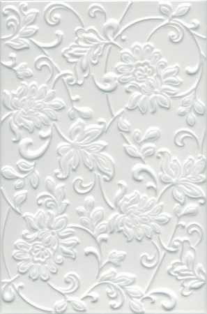Плитка керамическая Kerama Marazzi Аджанта цветы белый 20х30 8216