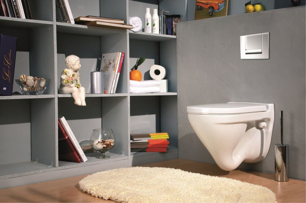 Унитаз подвесной  Sanita Luxe Attica Luxe с крышкой дюропласт ATCSLWH0104