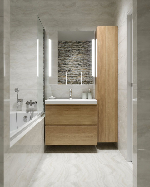 Панно Eletto Ceramica GALA ALABASTRO 48,4*70 (2 шт) - 4 комл 1с, 587842005
