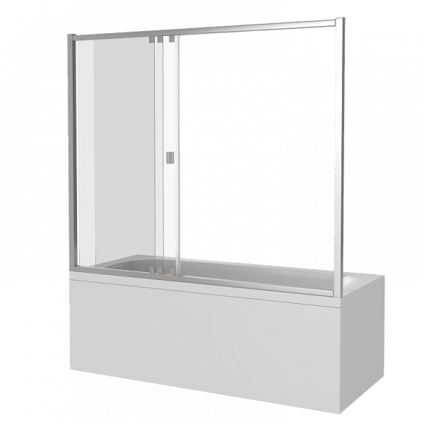Шторка для ванны Bas SCREEN WTW-140-C-CH