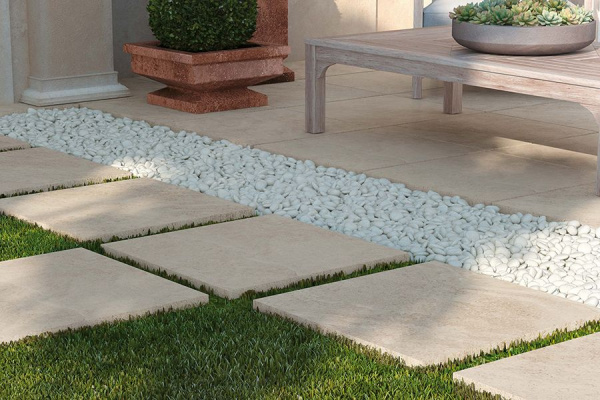 Ступень напольная Atlas Concorde Cliff Beige Lastra Scalino угл.лев. 33х60х2