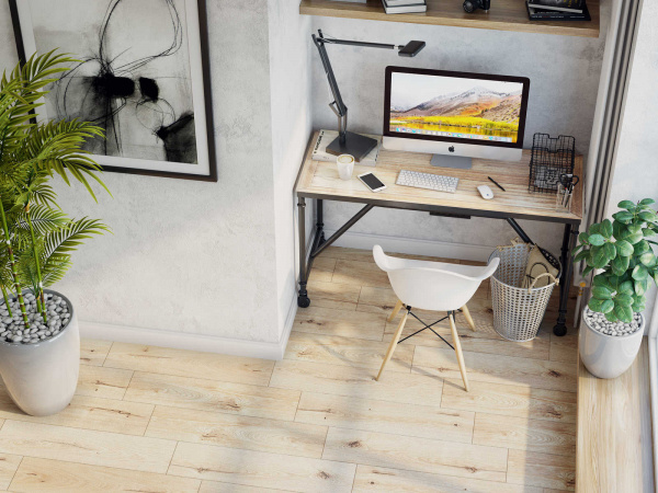 Керамогранит Global Tile Аляска / Alaska Бел. 14,8x59,7, GT807VGN