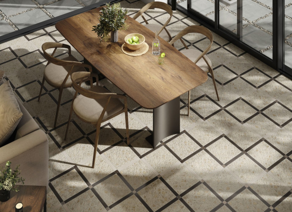 Керамогранит Kerama Marazzi Кассетоне 30,2x30,2 бежевый светлый мат, 3459