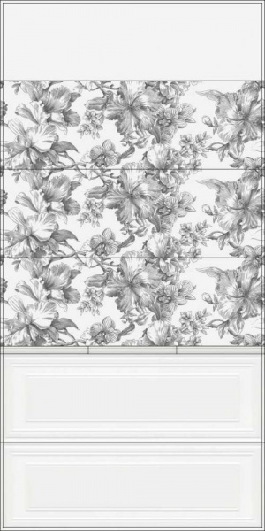 Декор Kerama Marazzi Монфорте Роза 40x120, 14017R\3F