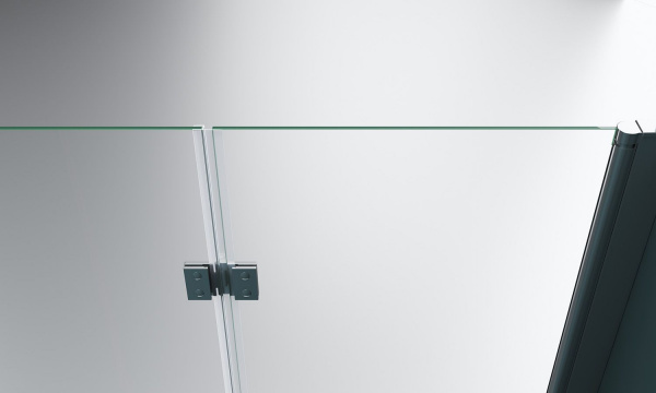 Душевая кабина BelBagno Albano 700x1000x1950, прозрачное стекло, хромированный профиль, ALBANO-ASH-1