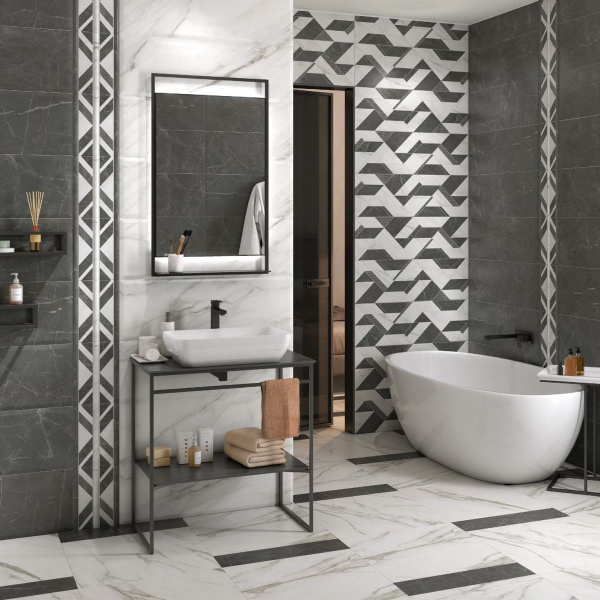 Декор Kerama Marazzi Милан Буонарроти белый мозаичный 32x30x11, MM13105