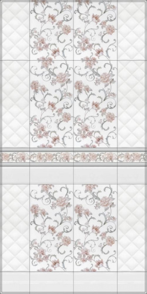 Бордюр Kerama Marazzi Марсо белый 30х2,5 SPA021R