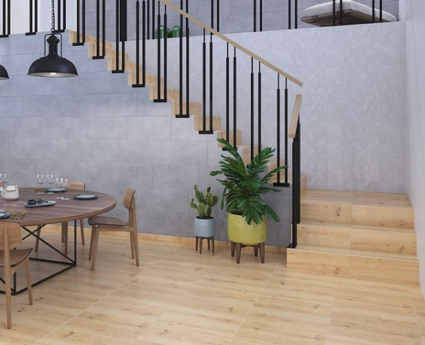 Плинтус Cersanit Вудхаус (Woodhouse) коричневый 7х59,8 WS5A116