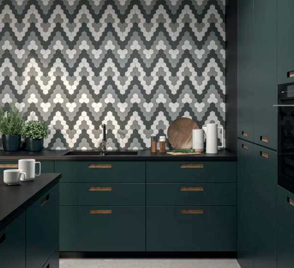 Керамогранит Kerama Marazzi Агуста черный натуральный 9,8х9,8, 1333S