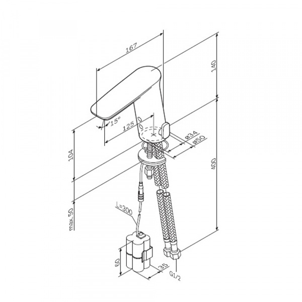Смеситель для раковины AM.PM Inspire 2.0, F50A02300